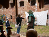 Bogenschiessen auf dem Mittelaltermarkt
